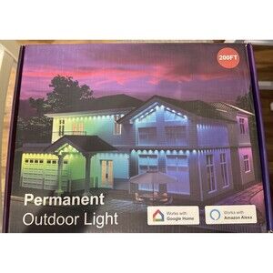 New Permanent Outdoor Lights 200 Feet Google Home Amazon Alexa Lighting